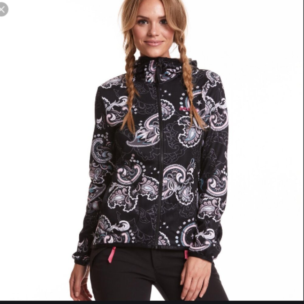 ODD MOLLY Paisley Storm Mid Layer Jacket Size (1) Small
